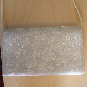 Andre Cellini beaded crossbody handbag
